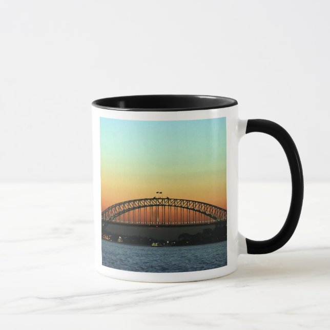 Caneca Sunset over Sydney Harbor Bridge, Austrália (Direita)