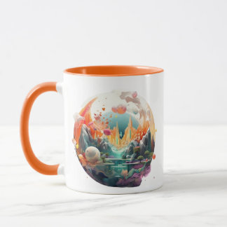 Caneca Sunset Over the Lake Mug