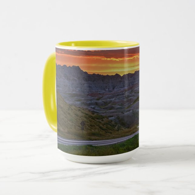 Caneca Sunset, Parque Nacional das Badlands (Frente Esquerda)