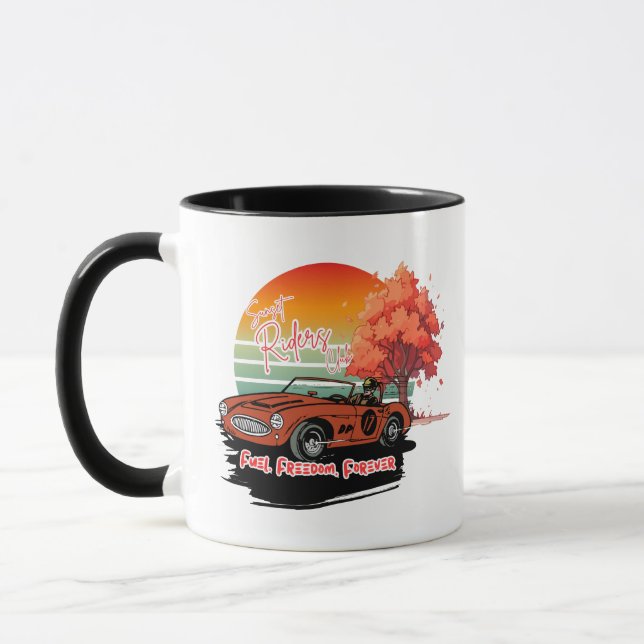 Caneca Sunset Riders Club – Fuel Freedom Forever (Esquerda)