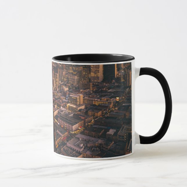 Caneca Sunset Sobre O Distrito Financeiro De São Francisc (Direita)