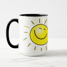 Caneca Sunshine Mug Personalizada De 15oz Criada Por Zazz