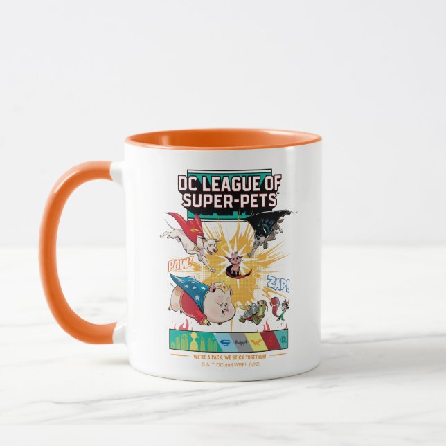 Caneca Super-animais: Somos um Pacote, Ficamos juntos! (Esquerda)