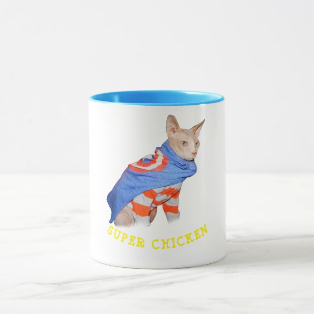 Caneca SUPER CHICKEN Café Mug 2 tamanhos (Centro)