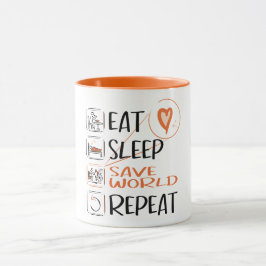 Caneca Super Cuidador/Assistente de Enfermagem salva o mu