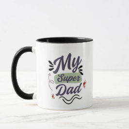 Caneca Super Dad Coffee Mug – Hero Dad Gift Idea