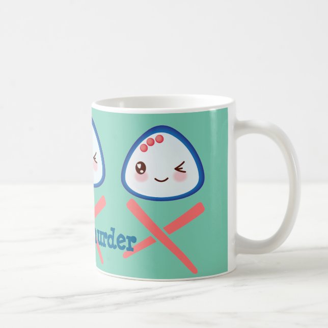 Caneca super do assassinato de Kawaii Musubi (Direita)