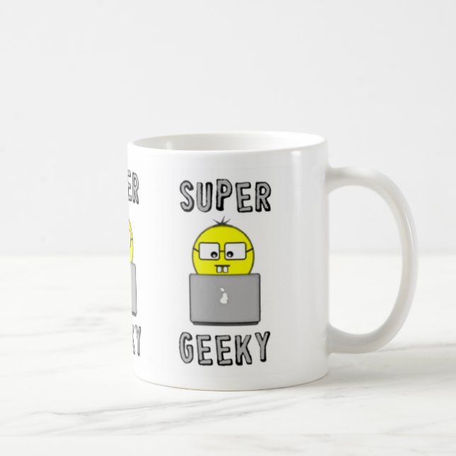 Caneca super do computador da tecnologia do geek (Direita)