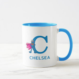 Caneca Super Grover Adicionar Seu Nome E Monograma C