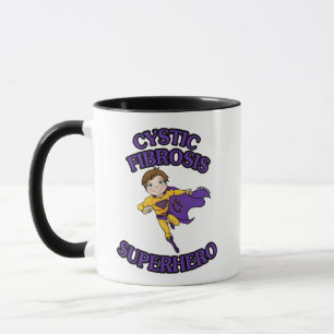 Caneca Super-herói da fibrose cística de Jordão…