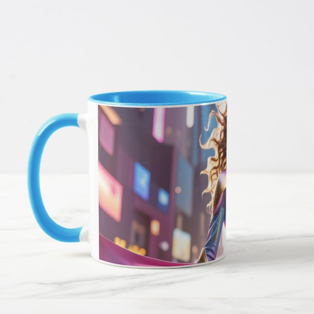 Caneca SUPER-HERÓI - Fantasia Ficção Científica (Esquerda)