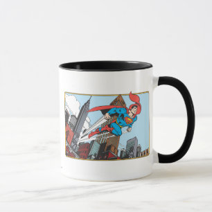 Caneca Super-homem e arranha-céus