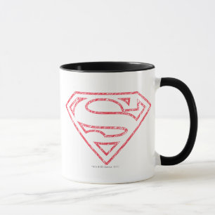 Caneca Super-Homem  Logotipo vermelho