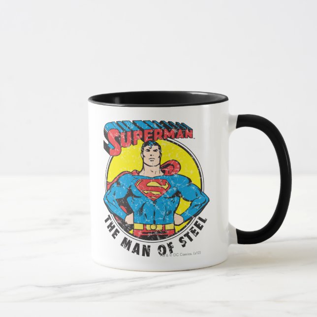 Caneca Super-Homem O Homem de Aço (Direita)