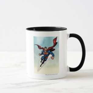 Caneca Super-homem salta para cima