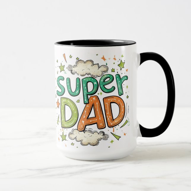 Caneca Super Pai (Direita)