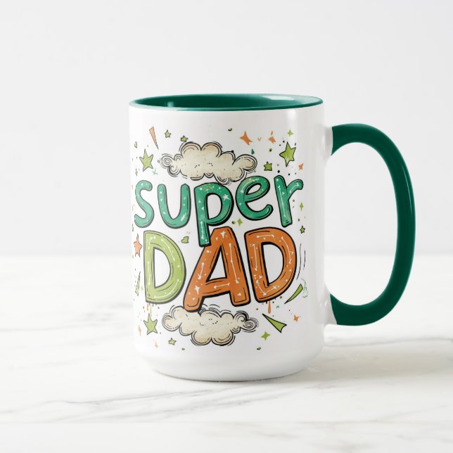 Caneca Super Pai (Direita)