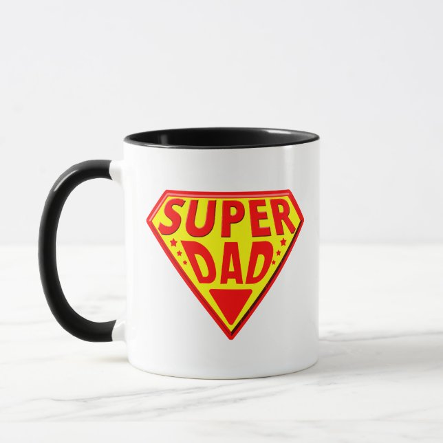 Caneca Super Pai - Feliz Dia dos Pais (Esquerda)