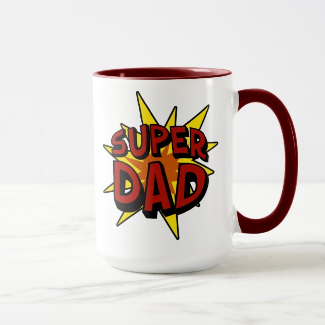 Caneca Super Pai Mugs (Direita)