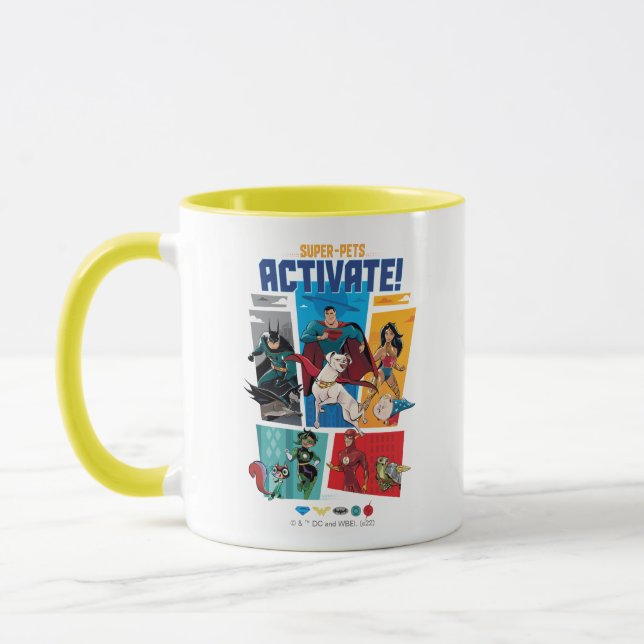 Caneca Super Pets & Justice League - Ativate! (Esquerda)