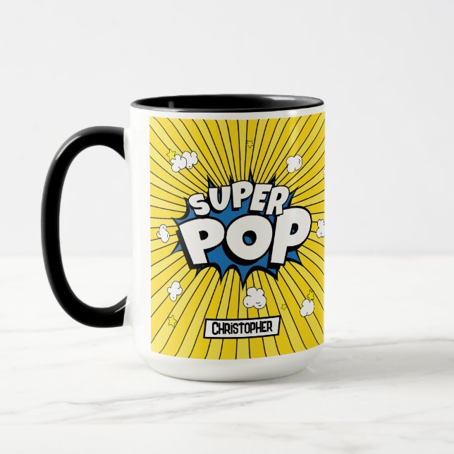 Caneca SUPER POP! Popcorn Poppin’ Fun Pun  (Esquerda)