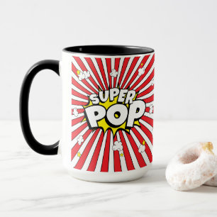 Caneca SUPER POP! Quadrinhos de Arte Pop Divertido Pai Pu