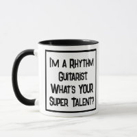 Super Talento Guitarista Ritmo. Mug De Café De Dua