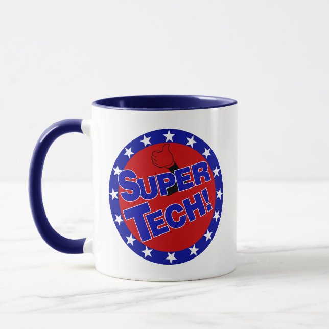 CANECA SUPER TECH! ENCORAJAMENTO CIENTISTA LABORATORIAL (Esquerda)