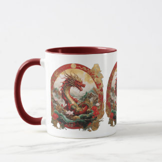 Caneca Superbe dragon, nouvel an 2024 design