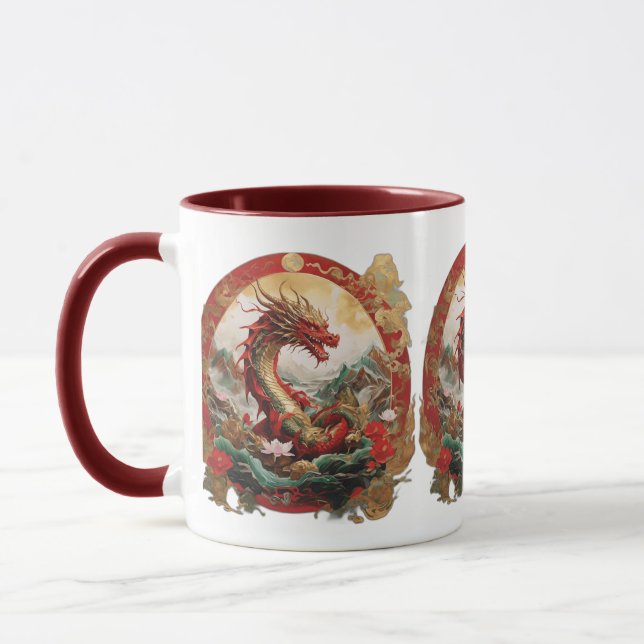 Caneca Superbe dragon, nouvel an 2024 design (Esquerda)