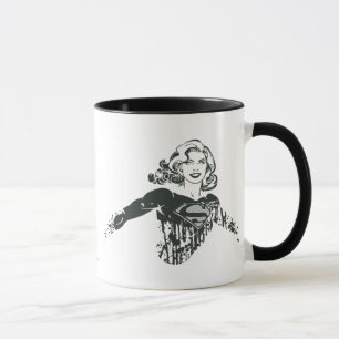 Caneca Supergirl Black and White Drake 1