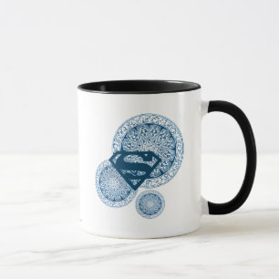 Caneca Supergirl Blue Circle Design