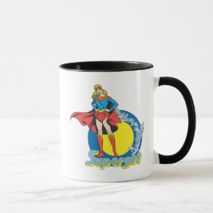 Caneca Supergirl com logotipo