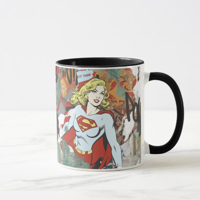 Caneca Supergirl Comic Capers Pattern 8 (Direita)