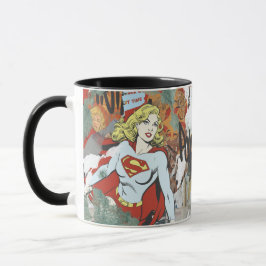 Caneca Supergirl Comic Capers Pattern 8