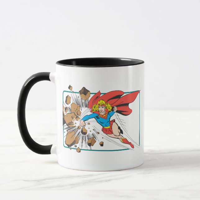 Caneca Supergirl Destroys Boulder (Esquerda)