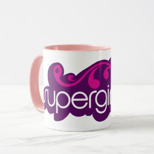 Caneca Supergirl Groovy Name e S-Shield