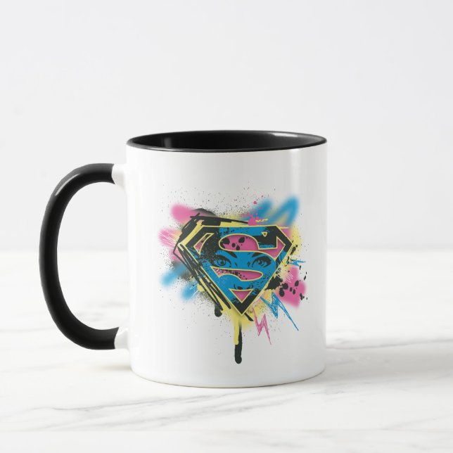 Caneca Supergirl Paint e Derramares (Esquerda)