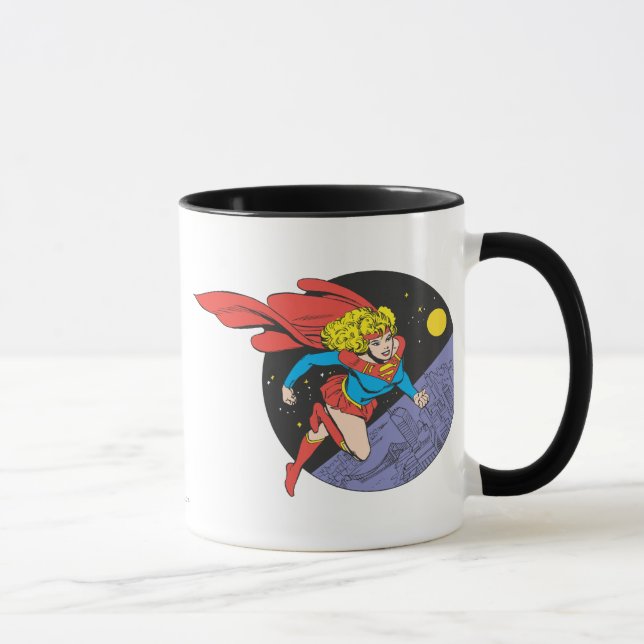 Caneca Supergirl salta no espaço (Direita)