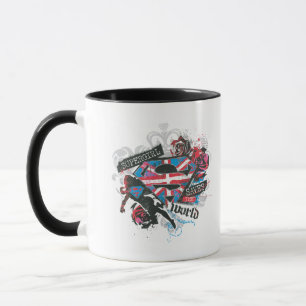 Caneca Supergirl salva o mundo