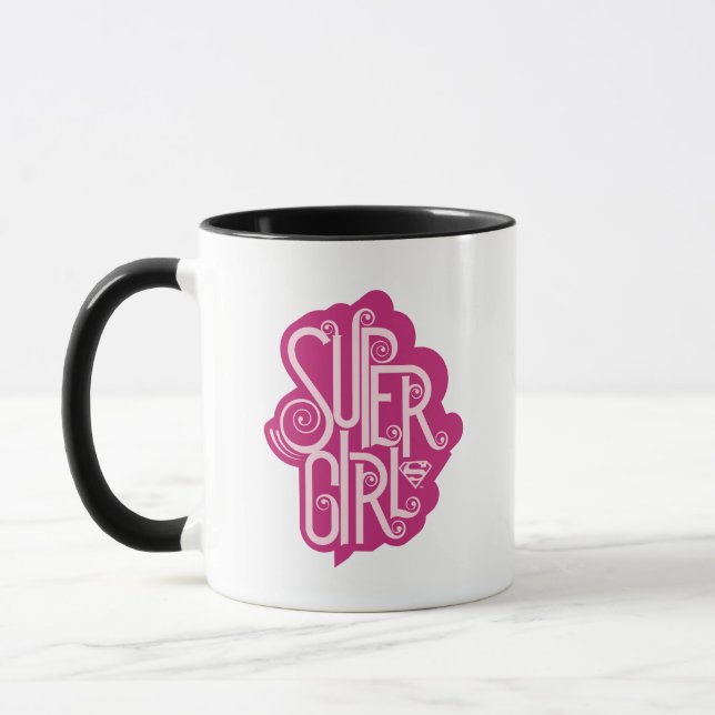 Caneca Supergirl Swirl 1 (Esquerda)