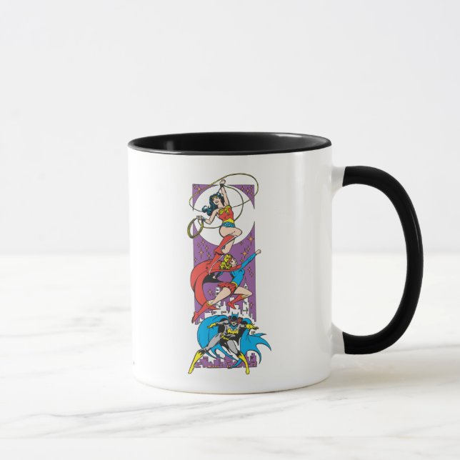 Caneca Superheroínas Em Ação (Direita)