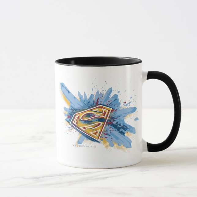 Caneca Superman Estilizado | Logotipo de abertura (Direita)