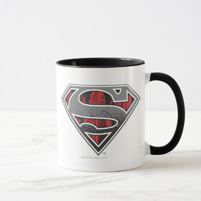Caneca Superman S-Shield | Grey and Red City Logo (Direita)