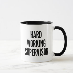 Caneca Supervisor de Trabalho do duro