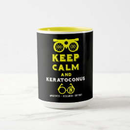 Caneca Suporte E Consciência De Keratoconus