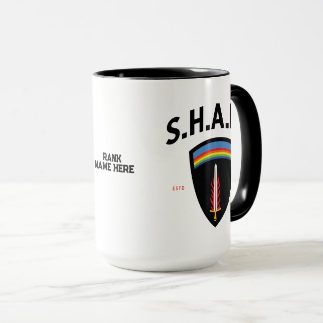 Caneca Supremo Quartel-General da Força Expedicionária Al (Frente Esquerda)