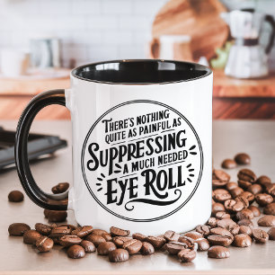 Caneca Suprimindo uma Careta Muito Necessária Engraçado