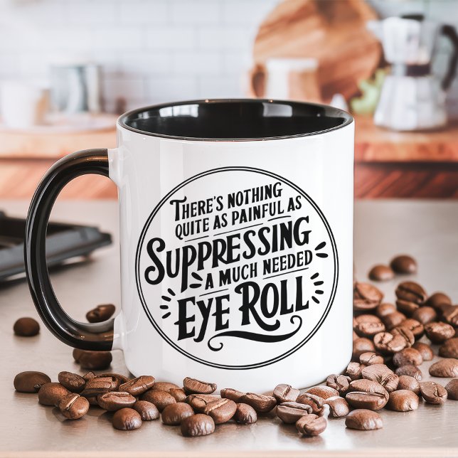 Caneca Suprimindo uma risada muito necessária (Criador carregado)