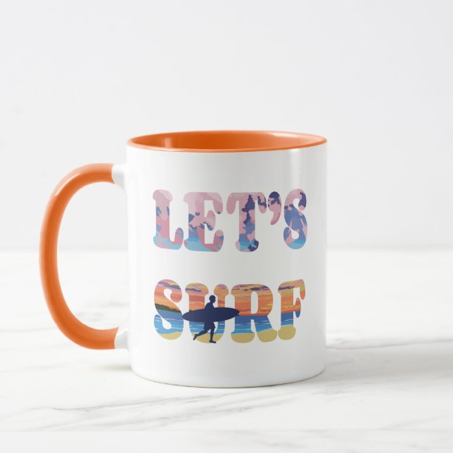 Caneca Surf vamos (Esquerda)